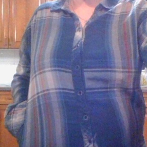 FREEPEOPLE PLAID TUNIC - Picture 2 of 2